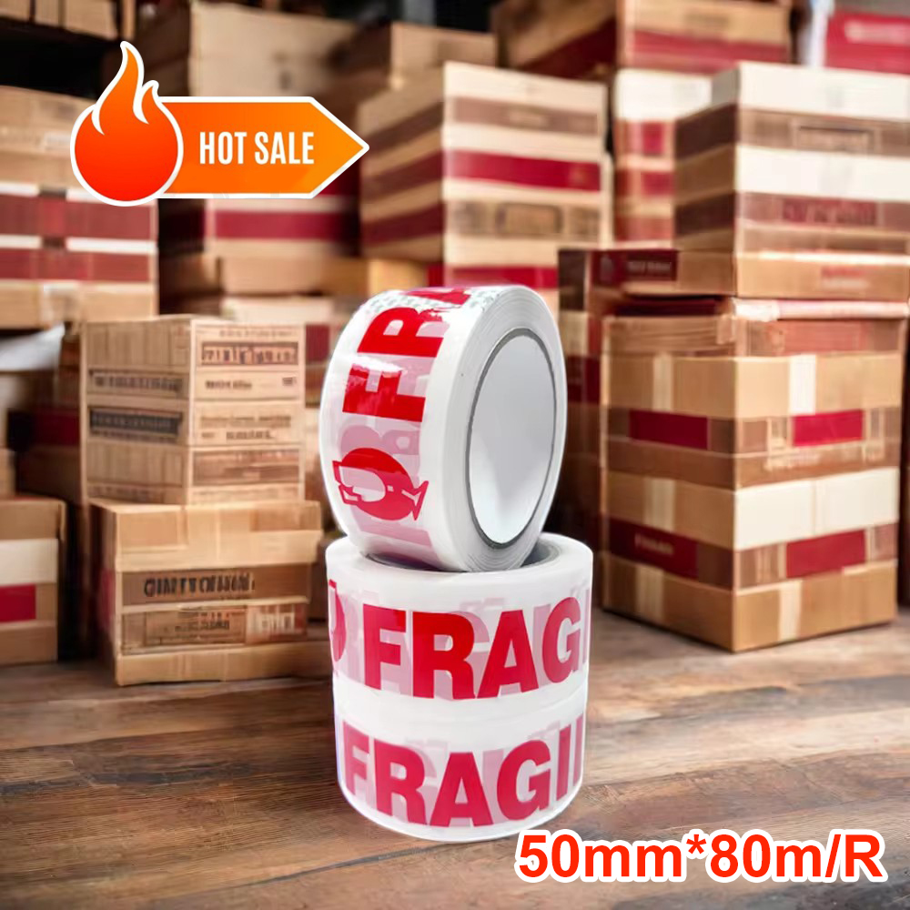 High Adhesion Waterproof Warning Tape for Secure Packaging and Shipping